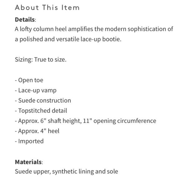 Sam Edelman Black Yvie Lace Up Suede Bootie - Picture 3 of 9